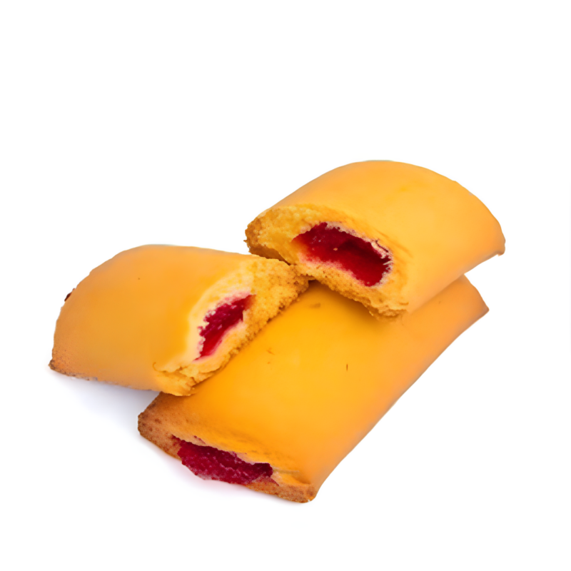 Лакомка песочное печенье с начинкой малина